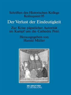 cover image of Der Verlust der Eindeutigkeit